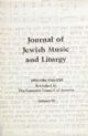 44585 Journal Of Jewish Music and Liturgy 1983-1984- Vol 6